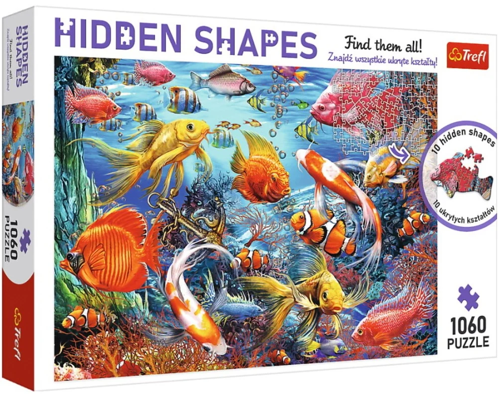 Trefl Hidden Shapes Underwater Life 1000 Piece Puzzle