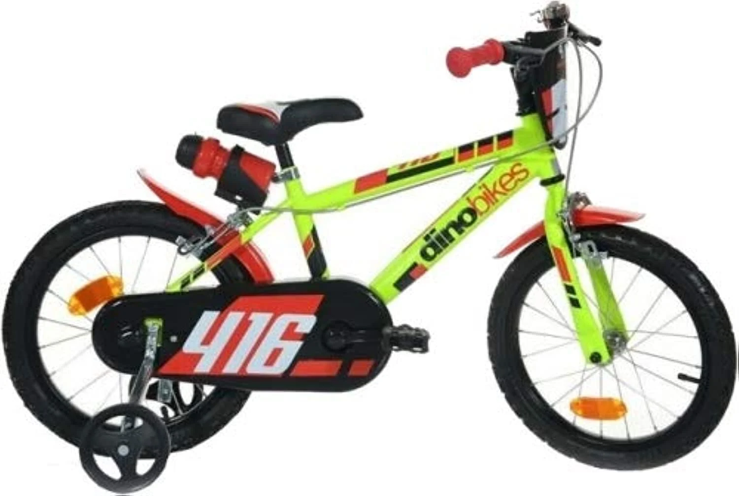 Dino 416 16″ Kids Bike – Yellow