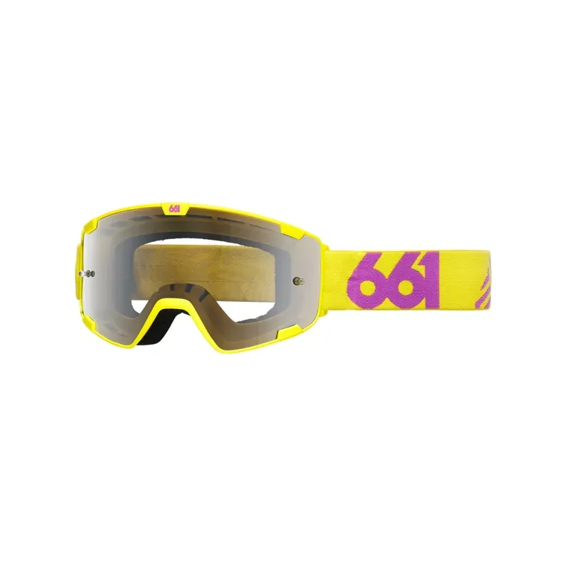 SixSixOne Radia Large Goggles in Dazzle Yellow