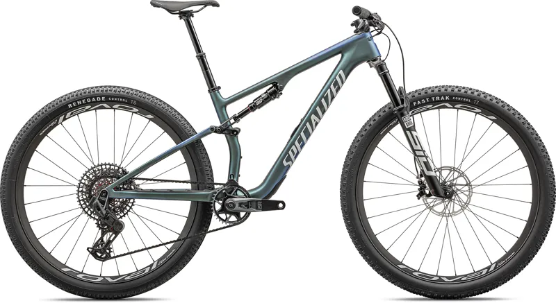 2024 Specialized Epic 8 Pro Mountain Bike - Satin Carbon/Met Sapphire