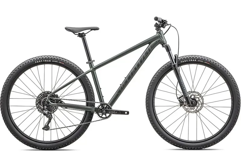 Specialized Rockhopper Comp Mountain Bike In Satin Metallic Oak Green/Smoke