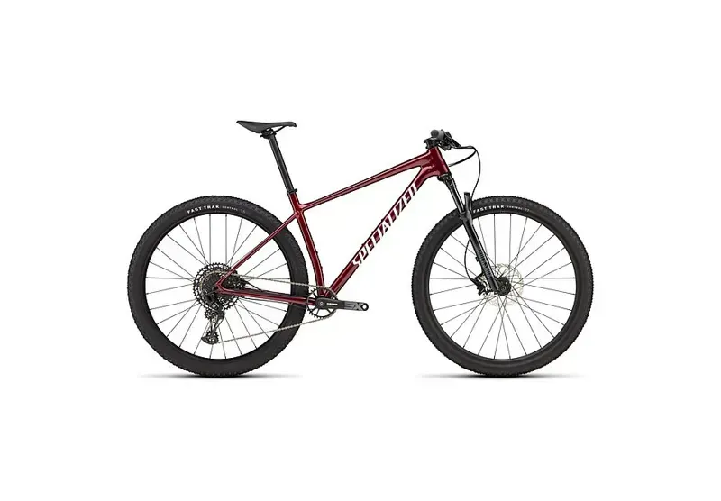 Specialized Chisel Hardtail XC Mountain Bike in Maroon/White