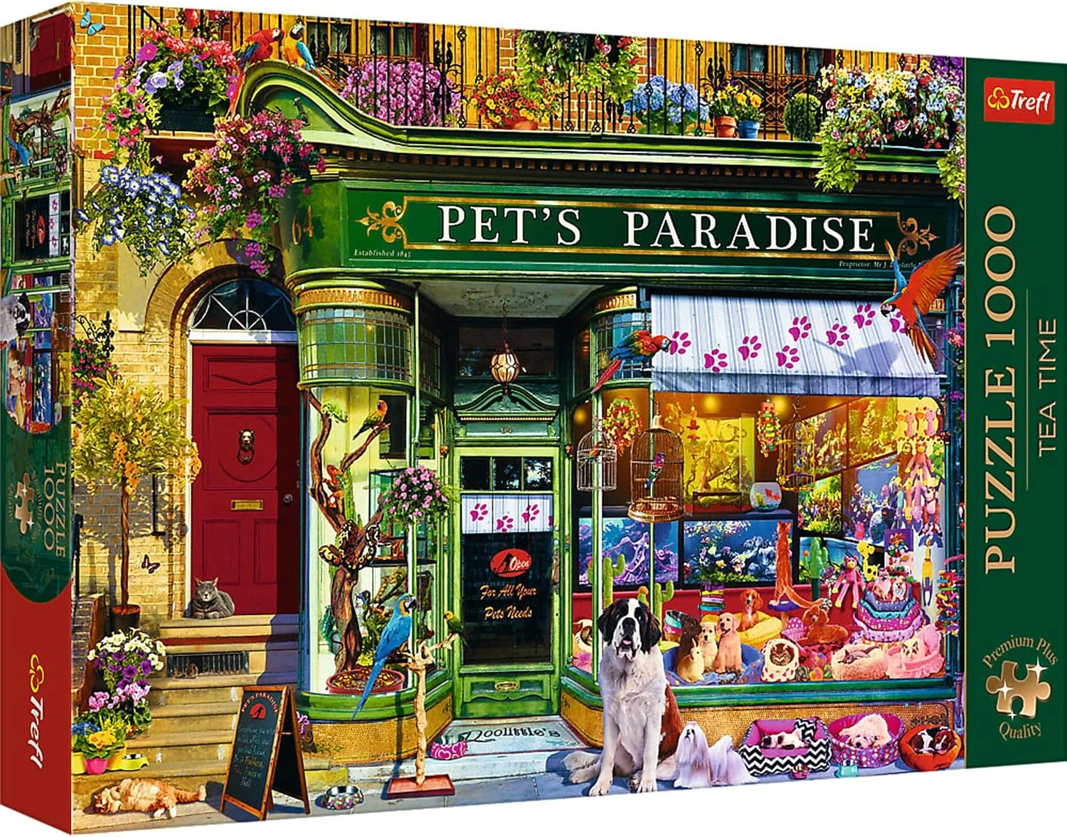 Trefl Tea Time: Pet’s Paradise 1000 Piece Puzzle