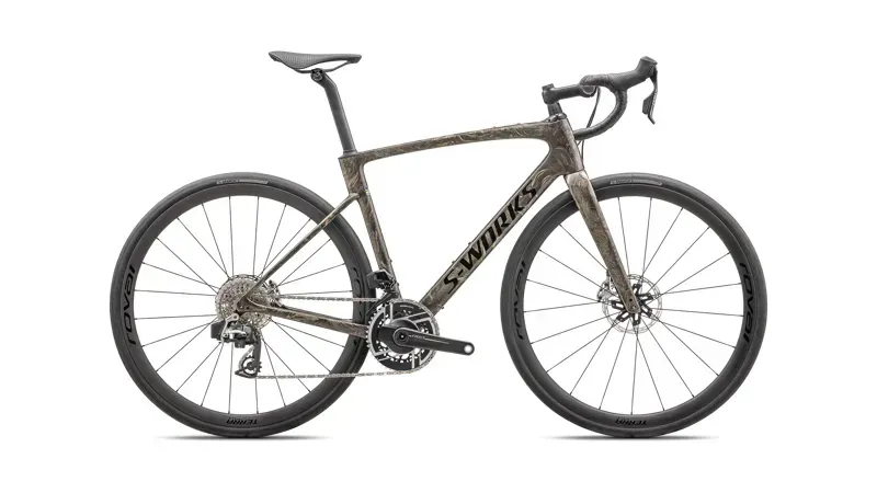 2025 S-Works Roubaix SL8 SRAM Red AXS Road Bike - Gloss Taupe - Size 54cm