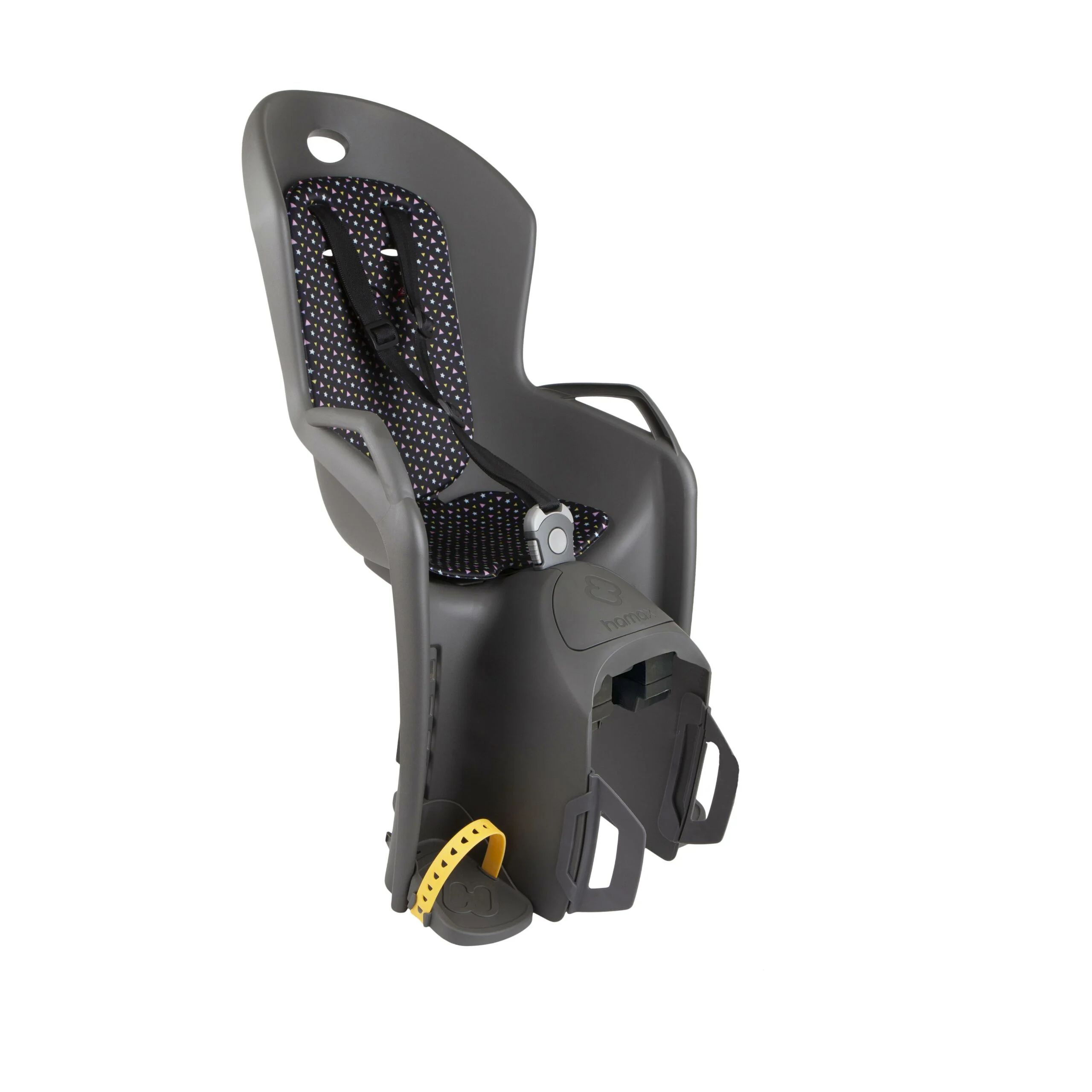 Hamax Amiga Pannier Rack Mounted Child Bike Seat – Dark Grey