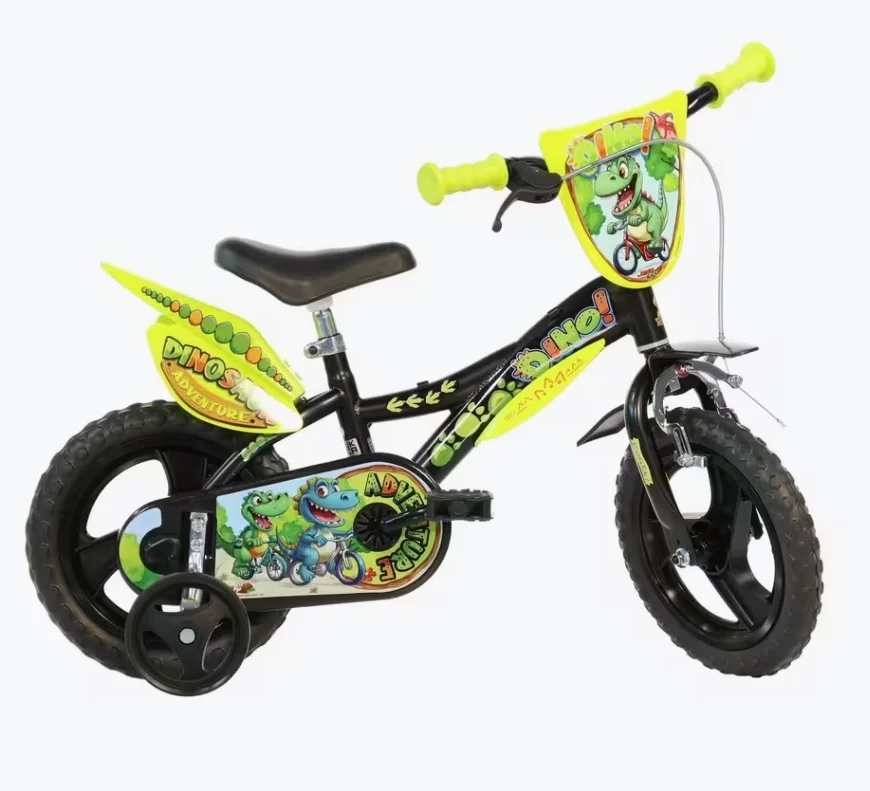 Dino Dinosaur Adventure 12in Kids Bike – Black