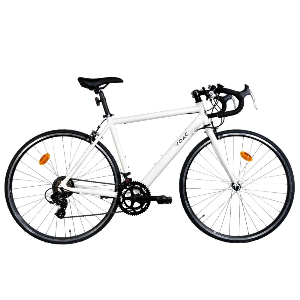 YOAC 03 Alloy Road Racing Bike, 14 Speed – White