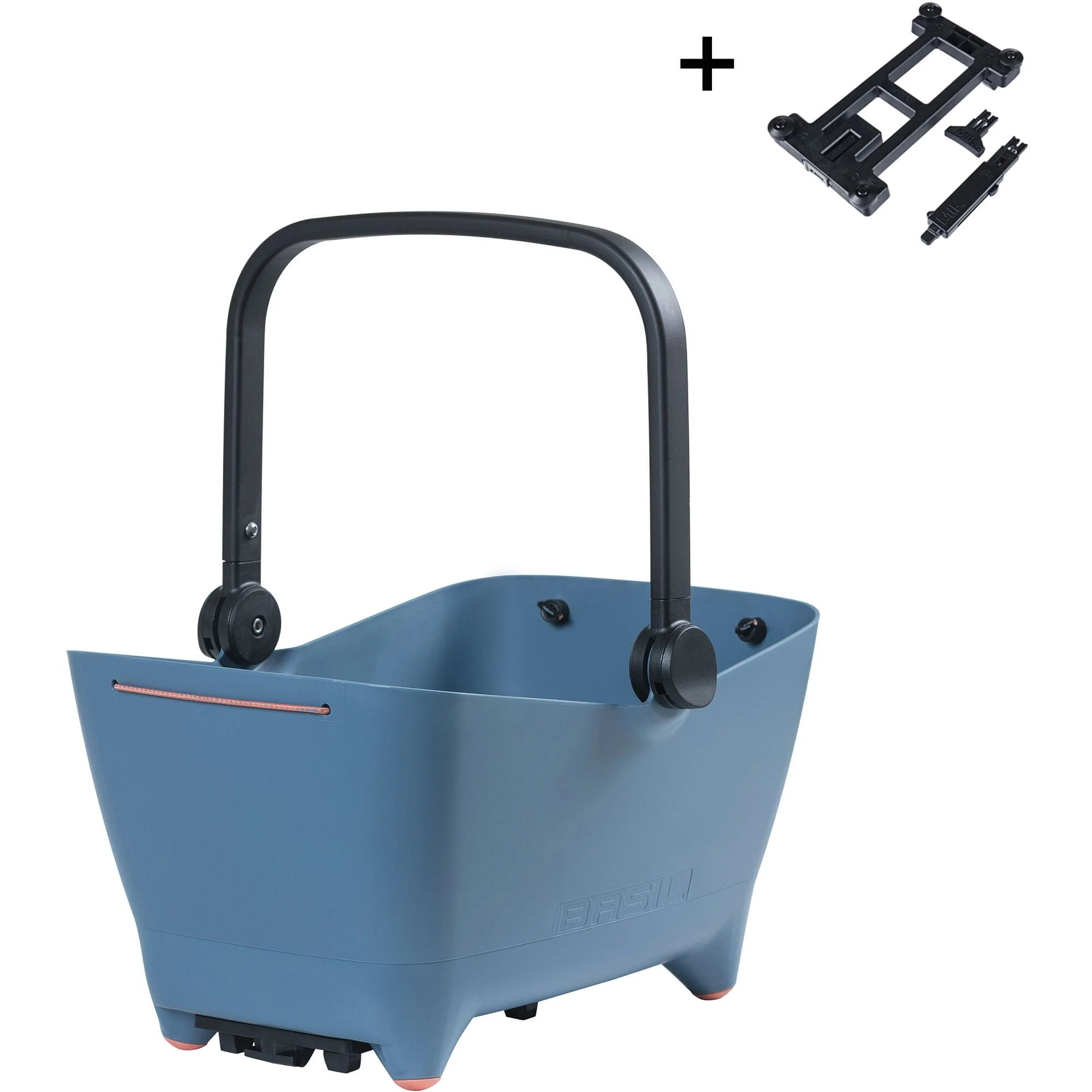 Basil Buddy Dog Bicycle Basket MIK faded denim