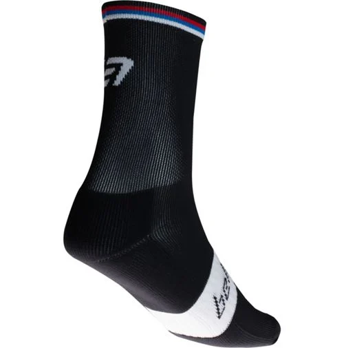 Bellwether Forza Mens Socks UK Size 6 – 9 (S-M) Black - Coolmax fabric