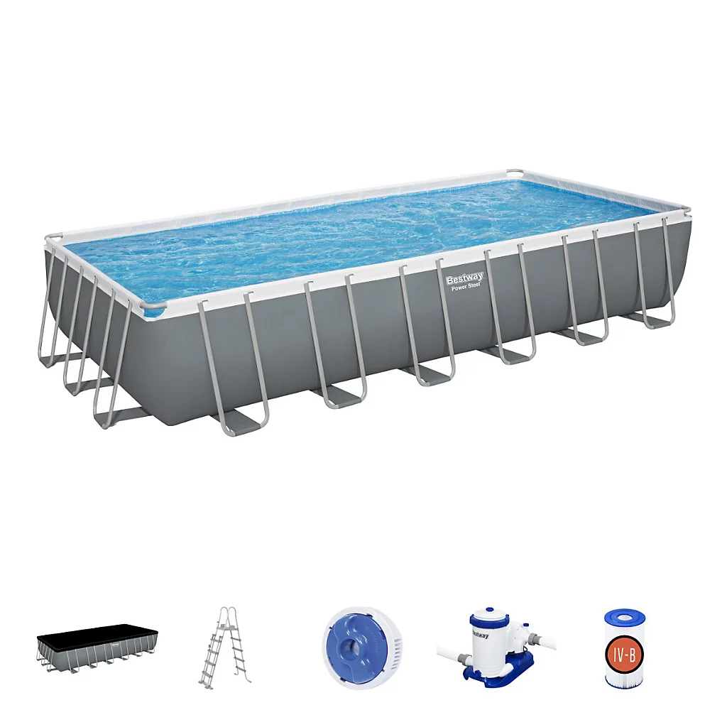 Bestway Power Steel 24′ x 52″ Swimming Pool Set