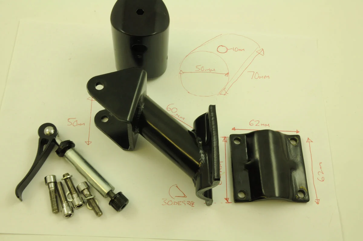 BICYCLE TOW BAR HEAVY DUTY HITCH BRACKET FOR TRAILER TAGALONG BIKE, SPECIAL PROJECT