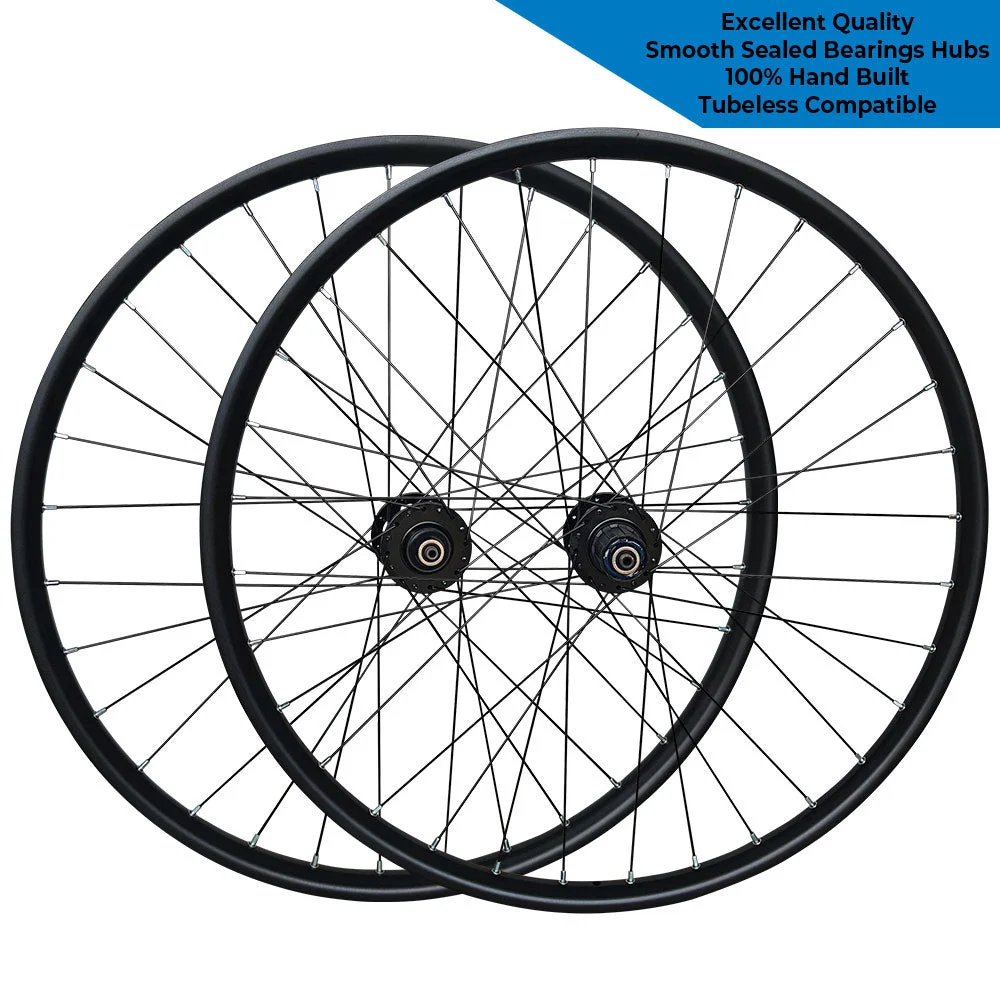 BOOST 141mm QR 29" 29er (ETRTO 622x25) MTB Mountain Trail Bike Wheel Set 9/10/11 Speed - Sealed Bearings Hub - Tubeless Compatible