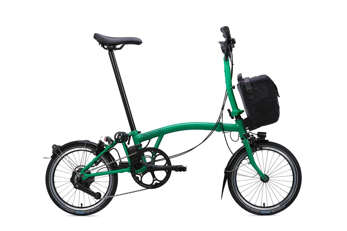 Brompton Electric C Line with Handlebar Control - 4-Speed Folding Bike