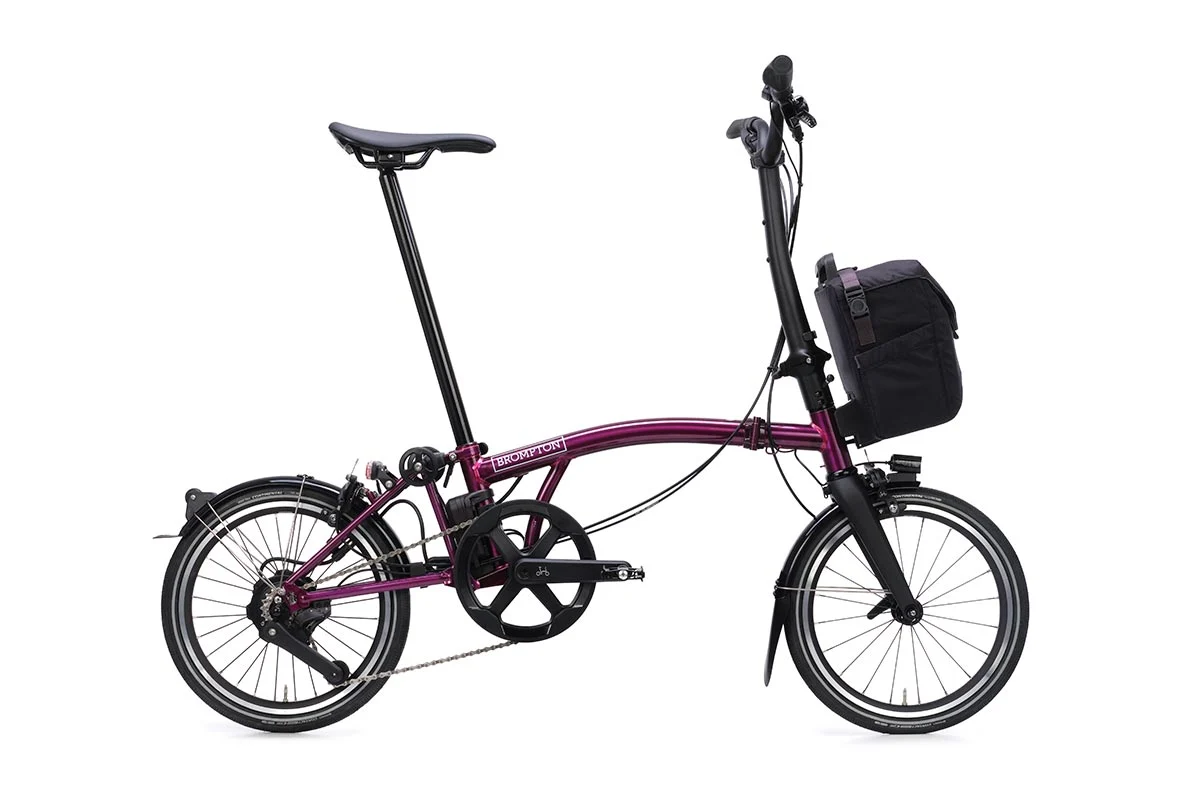 Brompton Electric P Line with Handlebar Control - 4-Speed Folding Bike