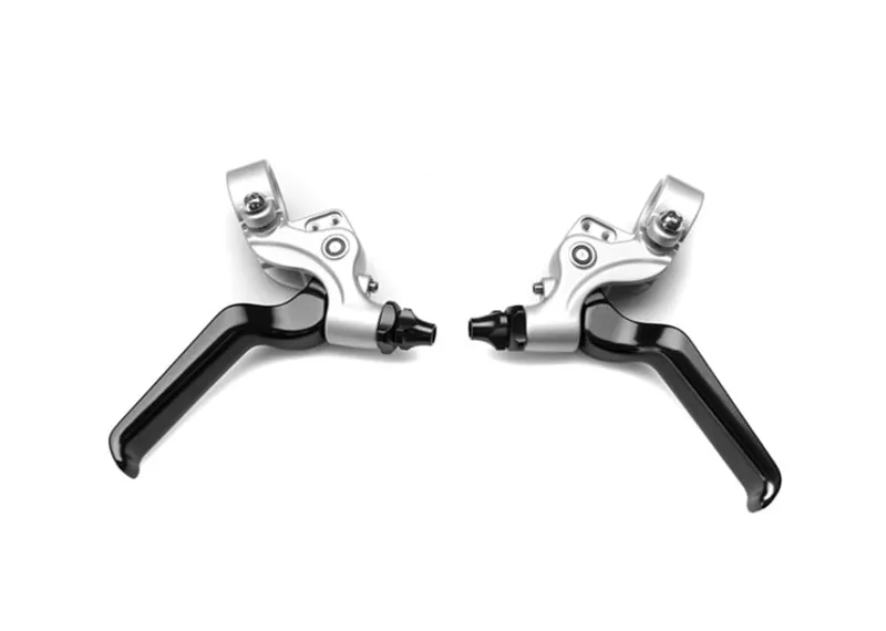 Brompton Brake Lever Set V2 in Silver/Black