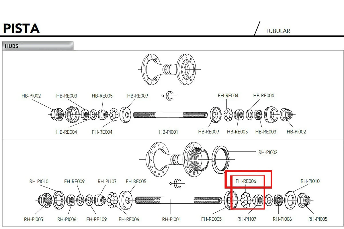 Campagnolo 1/4" Ball Bearings - Pack of 9 - FH-RE006
