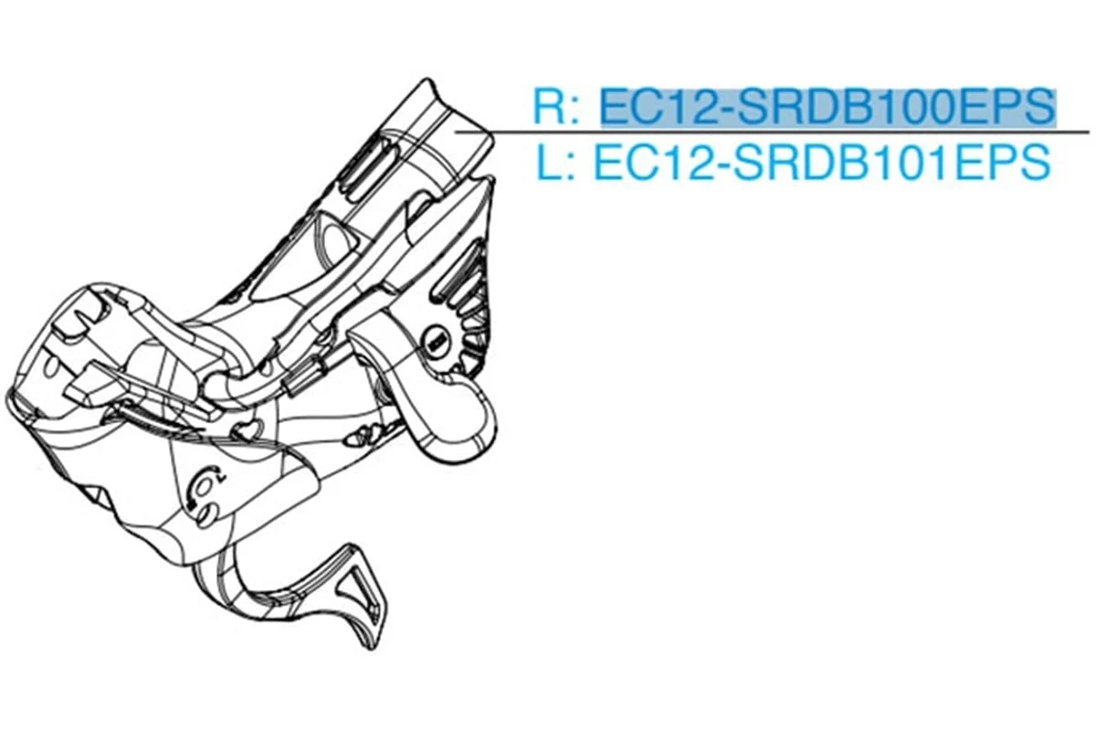 Campagnolo Ergopower Body for Super Record EPS 12-speed - EC12-SRDB100EPS/EC12-SRDB101EPS