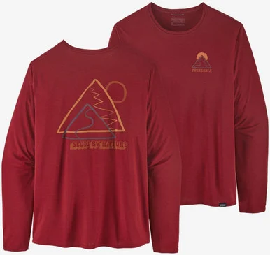 Capilene Cool Daily Graphic Long Sleeve Shirt - Men's