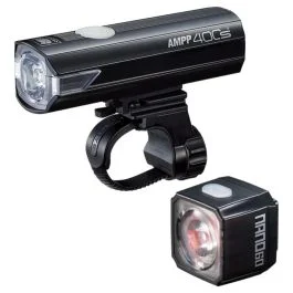 Cateye AMPP 400S/NANO 60 Light Set