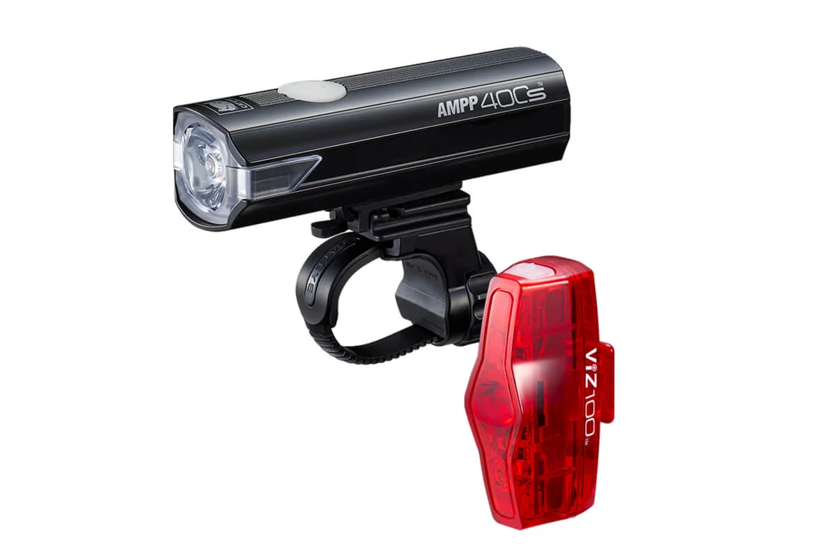 Cateye AMPP 400S/VIZ 100 Light Set