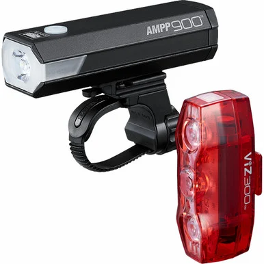 Cateye AMPP 900/VIZ 300 Light Set