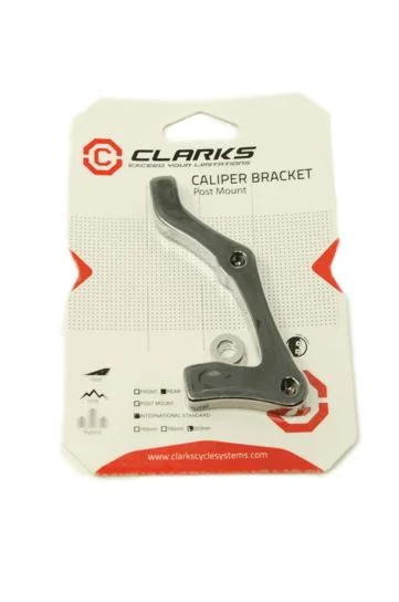 CLARKS REAR POST MOUNT DISC BRAKE CALIPER BRACKET TO I.S. 203 ROTOR SIZE SHIMANO ETC