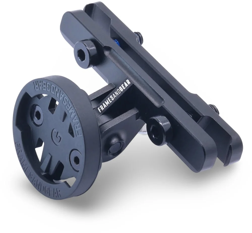 Frames and Gear GarminWahoo Saddle Mount CNC Aluminium for Saddle Rails