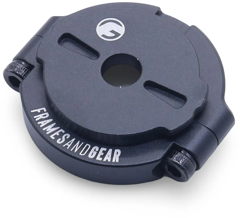 Frames and Gear Lezyne Computer to Garmin Mount Adapter CNC Aluminum