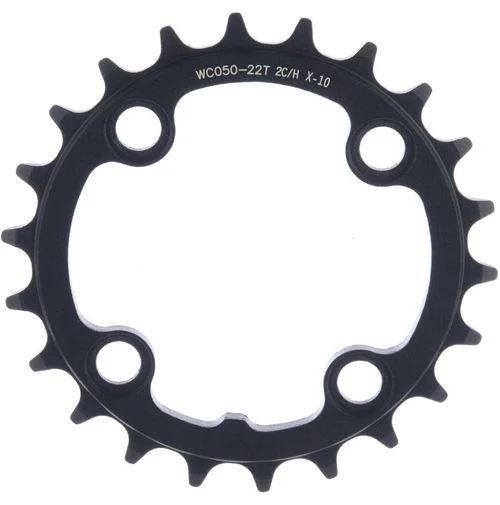 FSA Afterburner Triple X10 MTB Replacement Bottom Chainring 22t Black 4 Bolt