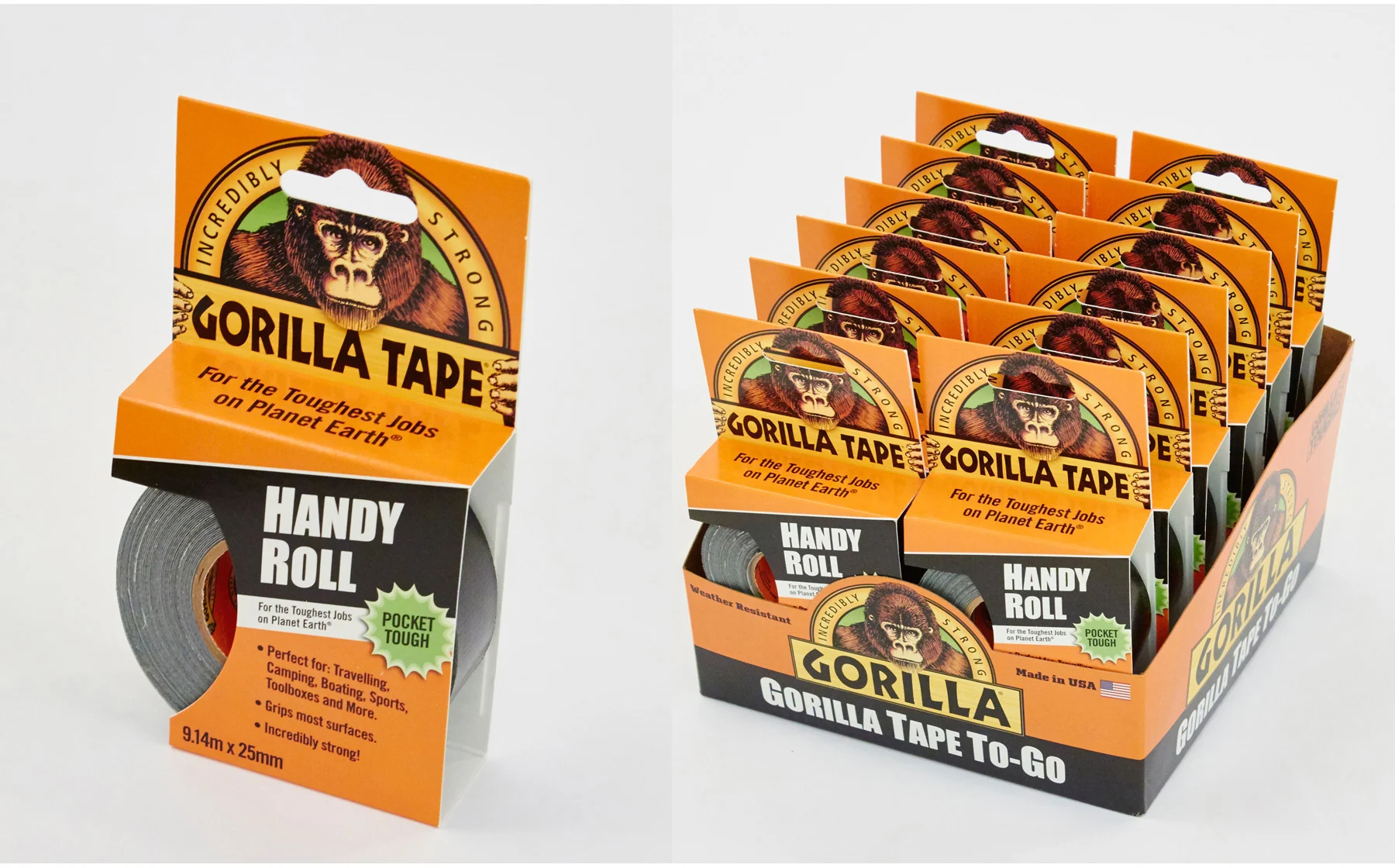 Gorilla Tape Handy Roll 9.1m x 25mm