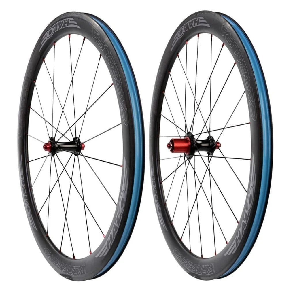 Halo Carbaura RC 50mm Aero Carbon Road Wheelset - Rim Brake