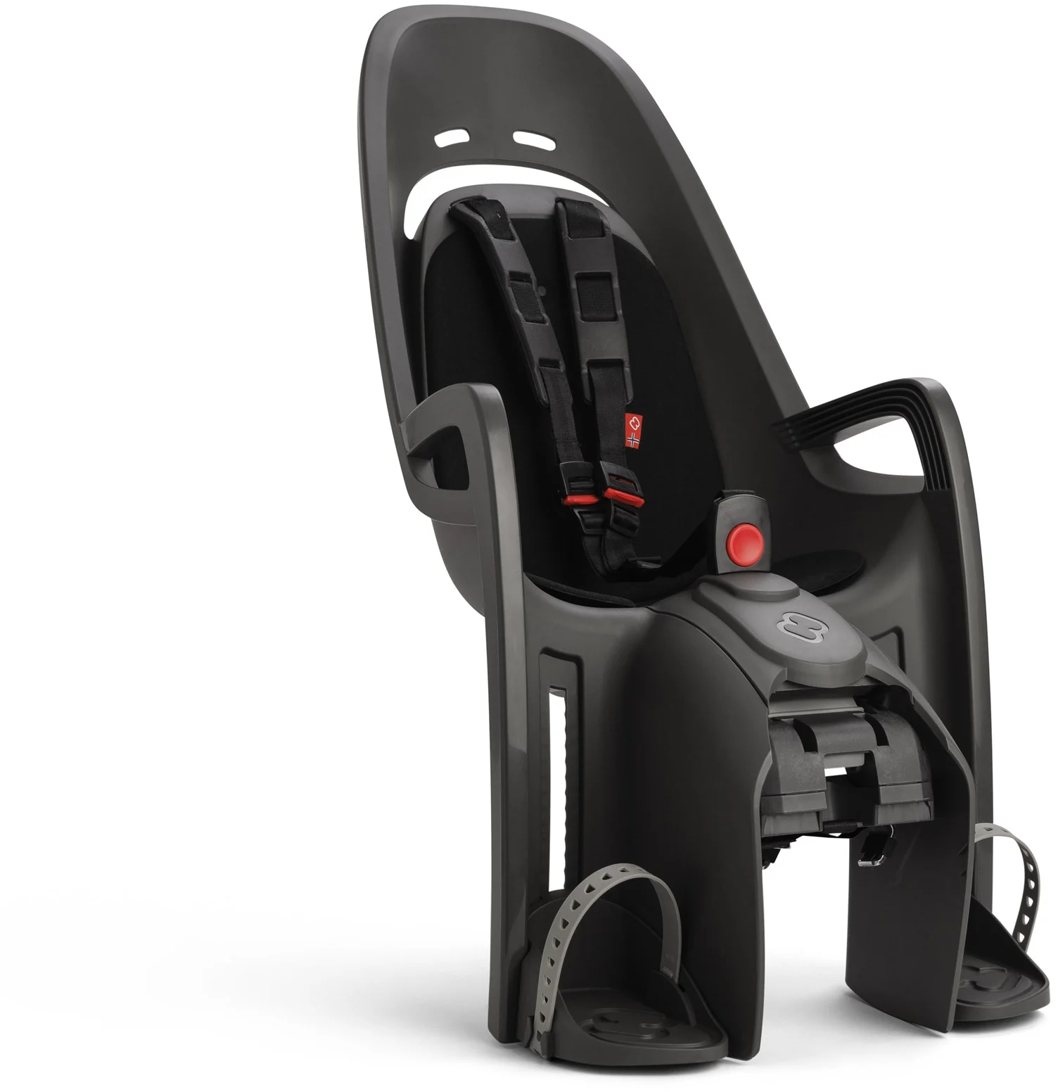 Hamax Zenith Child Bike Seat With Carrier Adapter 2024 GREYBLACK
