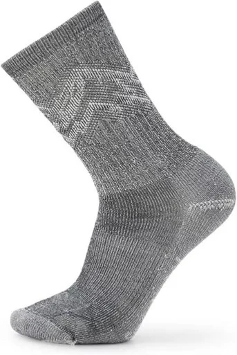 Hike Classic Edition Light Cushion Mountain Pattern Crew Socks