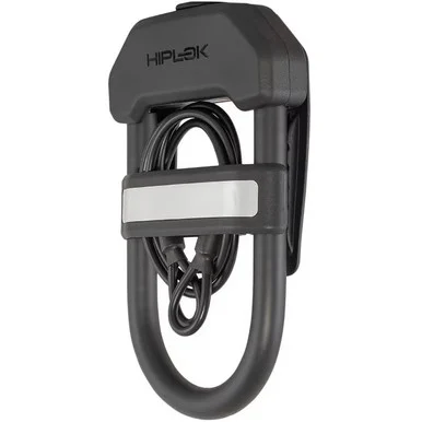 Hiplok DX Maximum Security D Lock Black with 2m Cable