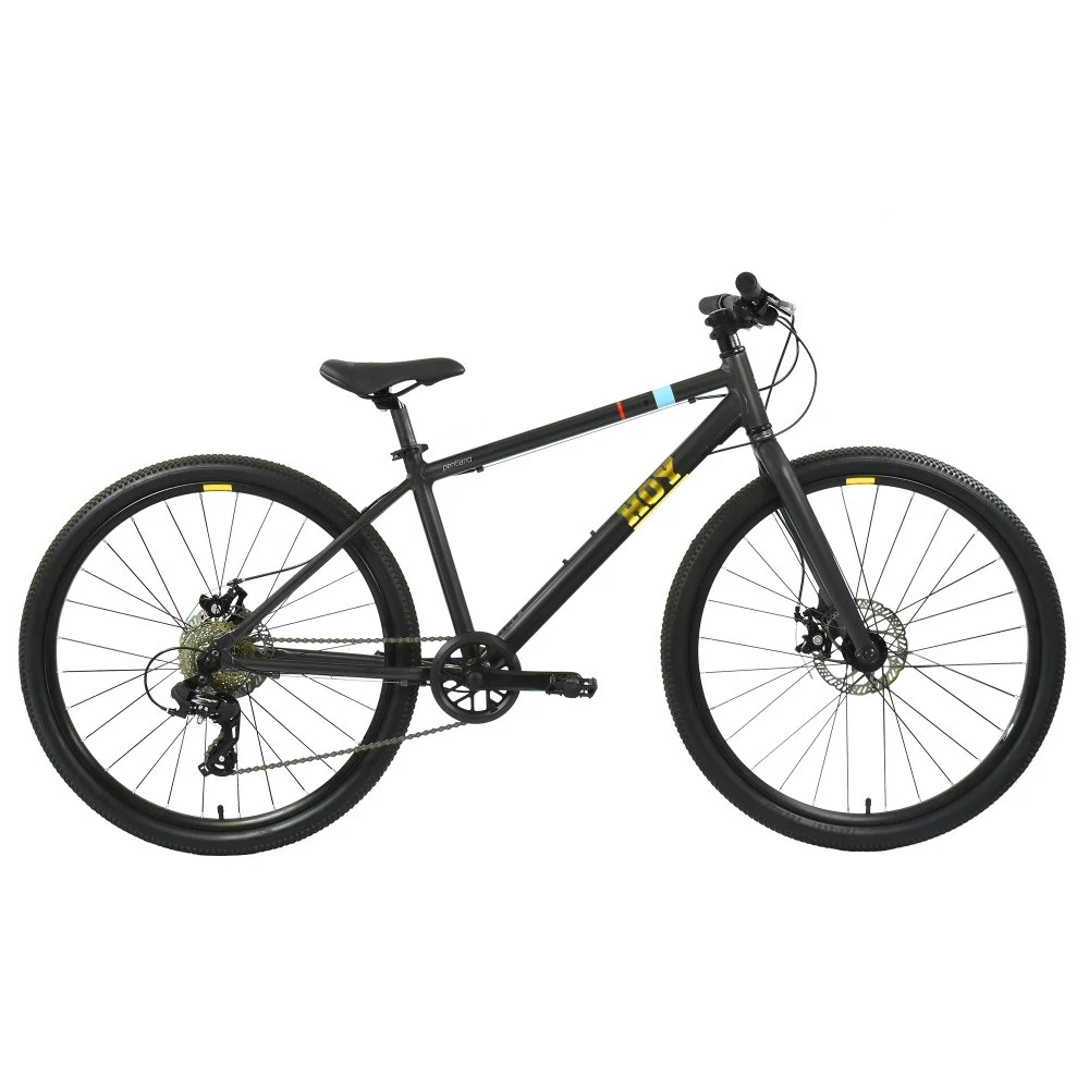 HOY Pentland 26in Kids Bike, 8 Speed – Black/Gold