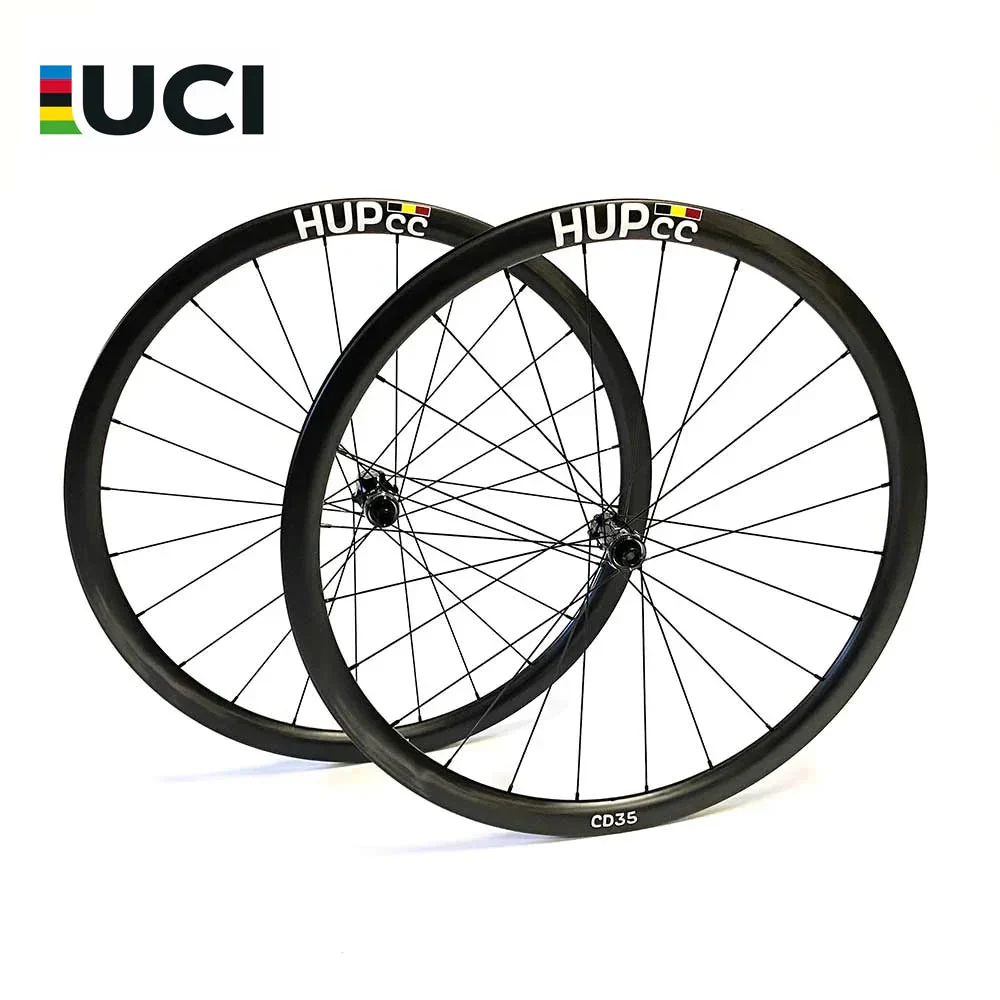 HUP CD35 Carbon Wheels - UCI approved & British Cycling Legal