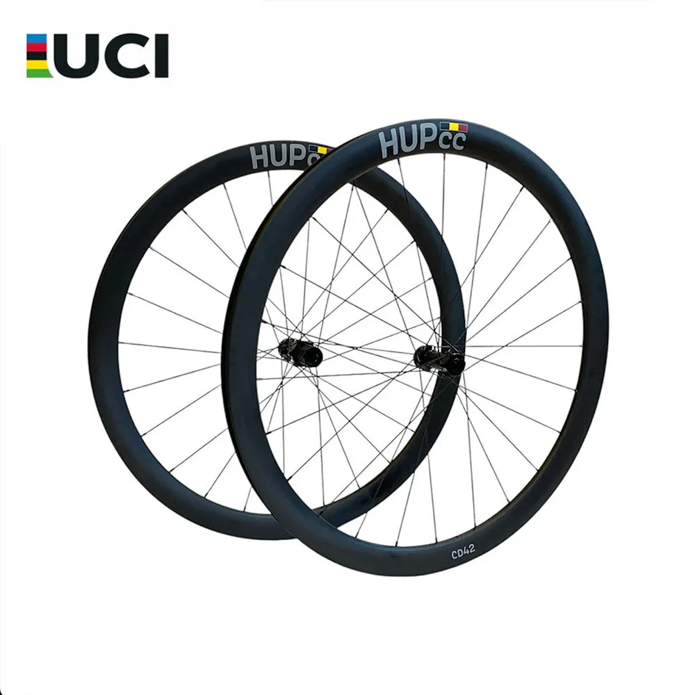 HUP CD42 Carbon Wheels - UCI approved & British Cycling Legal