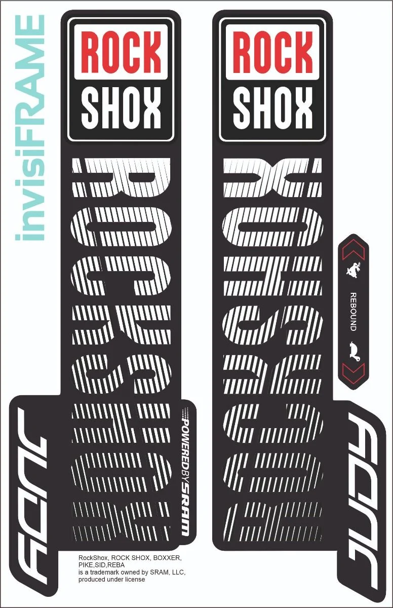 InvisiframeRock Shox Judy 2020 Decal