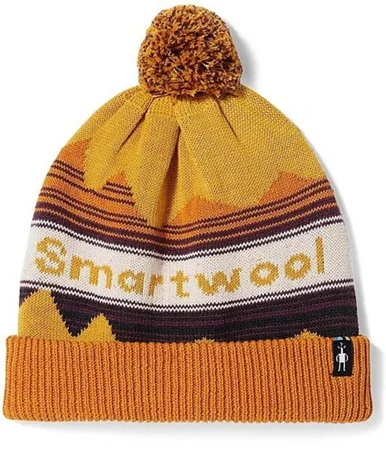 Knit Winter Pattern POM Beanie