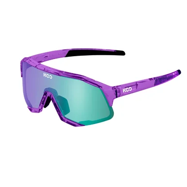 Koo Demos Luce Capsule Collection Violet Glass/Green Sunglasses