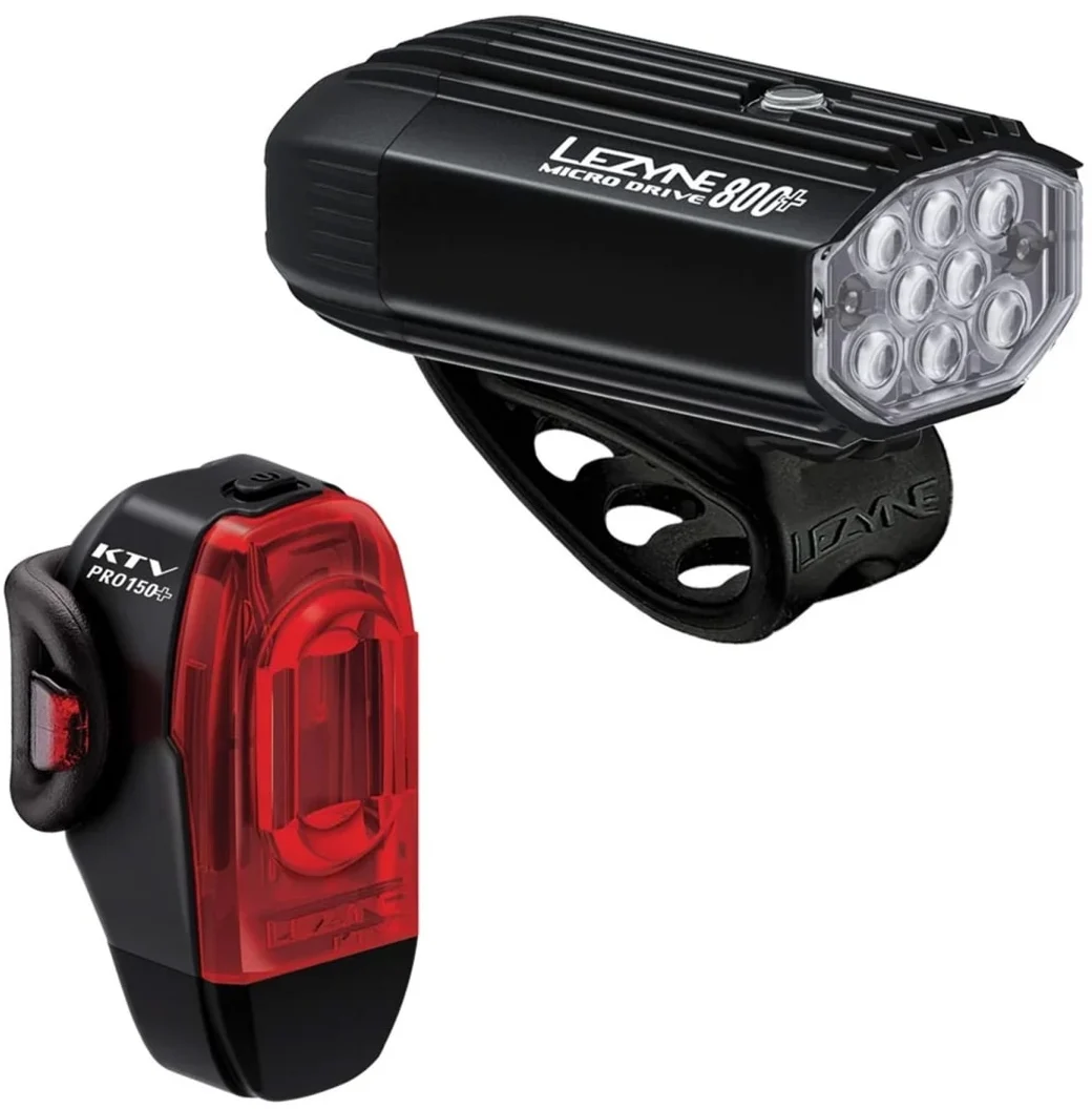Lezyne Micro Drive 800+ / KTV Drive Pro+ Pair