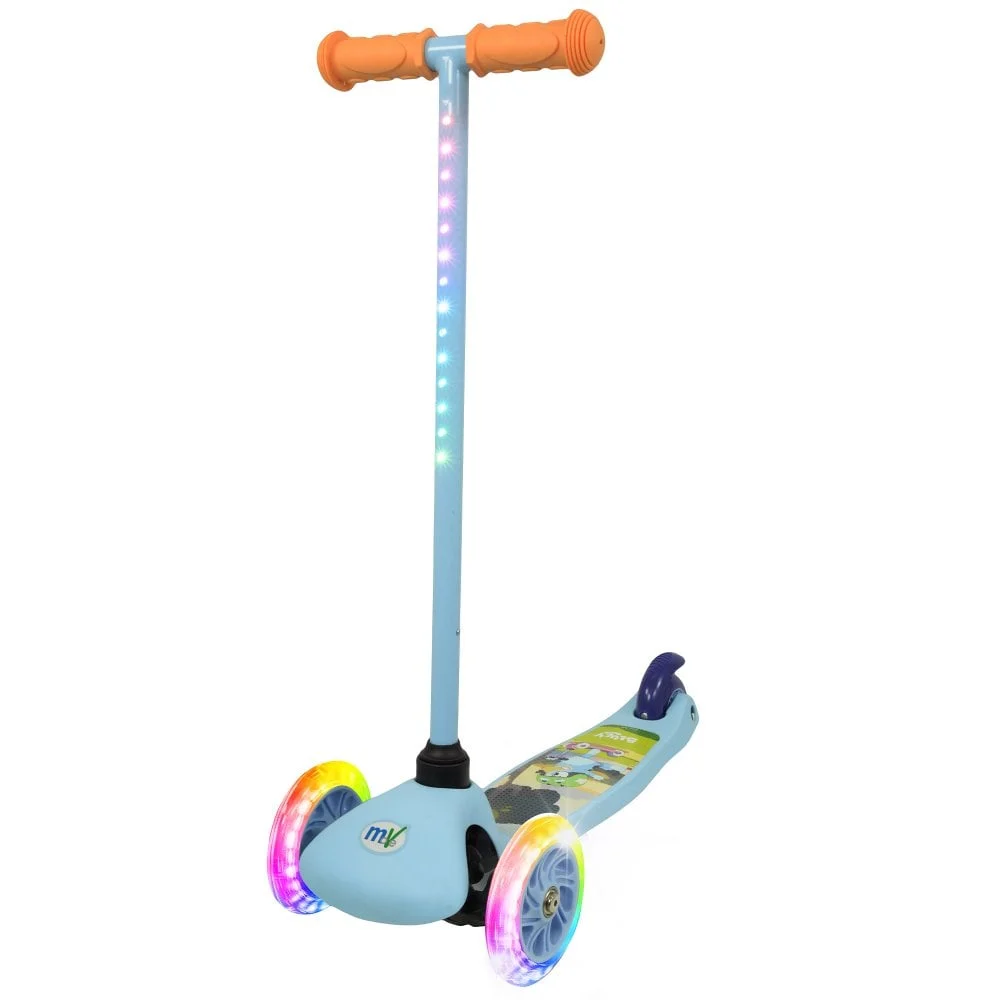 Bluey Tilt N Glo Scooter with Lights – Blue