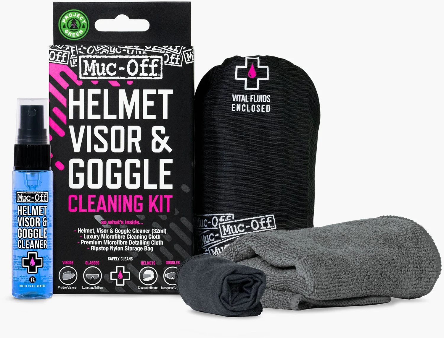 Muc-OffVisorLens & Google cleaning kit