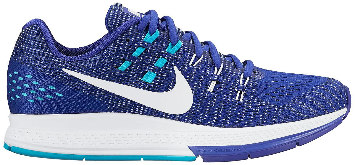 Nike Womens Air Zoom Structure 19 Running Shoes UK 4 Concord Blue- White