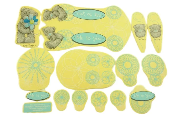 ORIGINAL RALEIGH 15 STICKER "ME TO YOU” DECAL,TRANSFER SET WITH TATTY TEDDY, TOY RENOVATION KIT