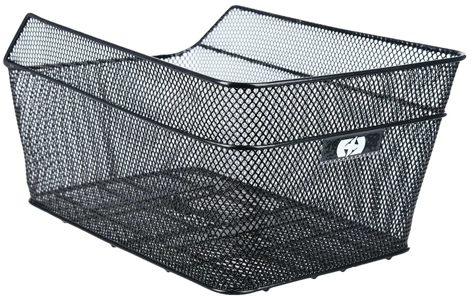 Oxford Wire Rear Basket with fittings - Black
