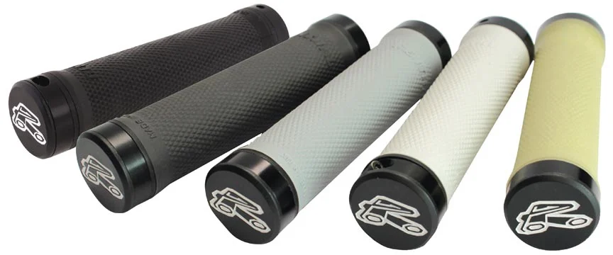 Renthal Lock-On Grips 5 compounds. Alu locking collars. 130mm width, 30mm OD