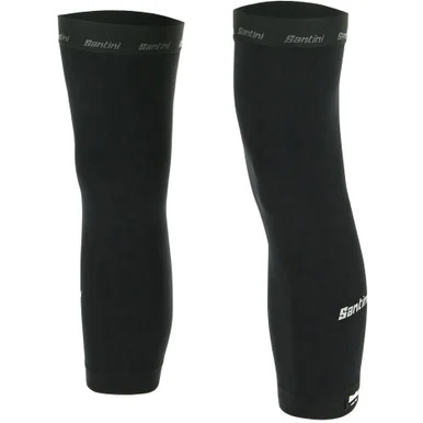 Santini SMS Totum Kneewarmers Black