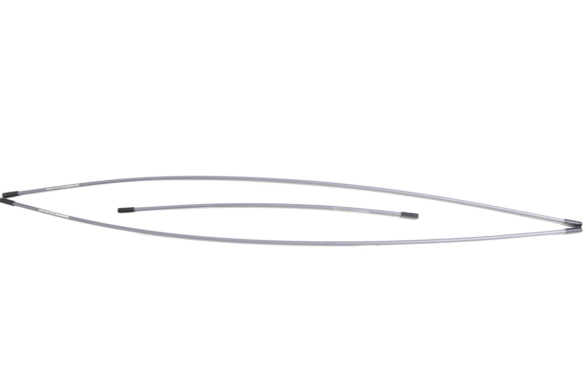 Set Of 3 Shimano SP41 SIS Gear Outer Cables Silver Grey 600mm & 300mm MTB, Road Bike