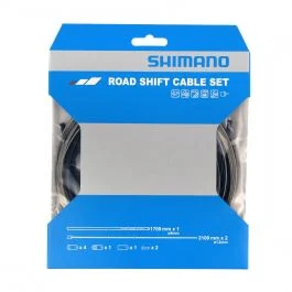 Shimano Road Gear Cable Set - With Stainless Inner Wire